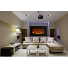 36 inch curved wall mounted electric fireplace with remote control